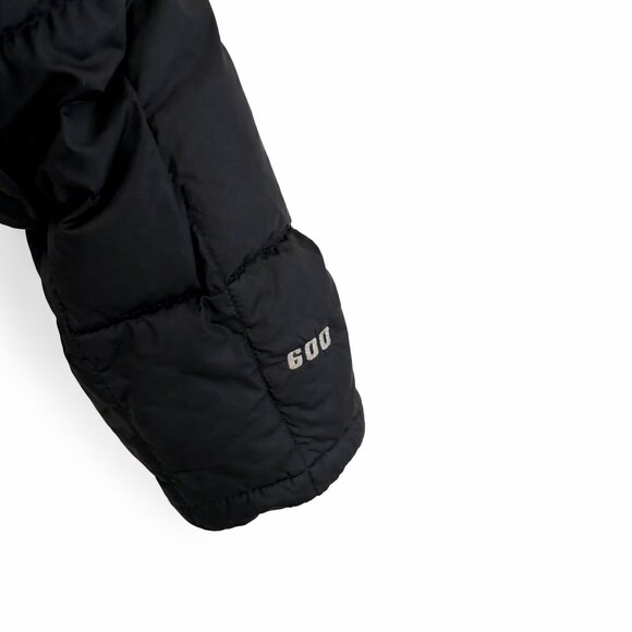 The North Face Metropolis Down Puffer Parka Coat Black Size Large 600 Fill Hoode - Picture 3 of 4